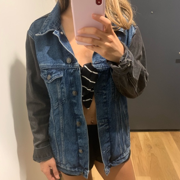 Color Block Denim Jacket - Picture 5 of 8